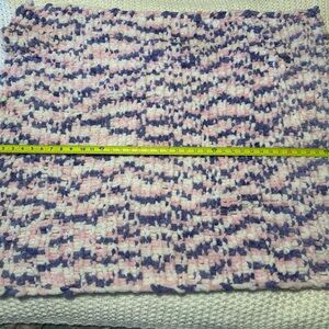 Cozy Multicolor Knitted Throw Blanket